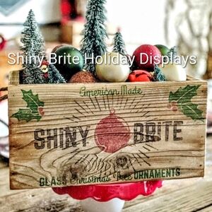 SHINY BRITE👇Holiday Ornaments And Displays